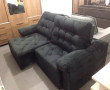 SOFA CAIRO <br />
2,45 DE LARGURA <br />
ACENTOS DE MOLA E RETRATEIS <br />
ENCOSTO DE SILICONE E RECLINÁVEIS 